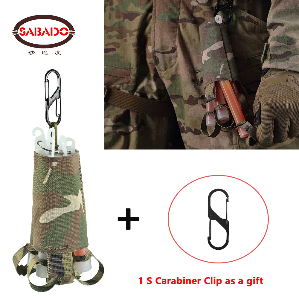 Hunting Outdoor Store - Tactische Chem Light-houders met karabijnhaakclip, SABADO