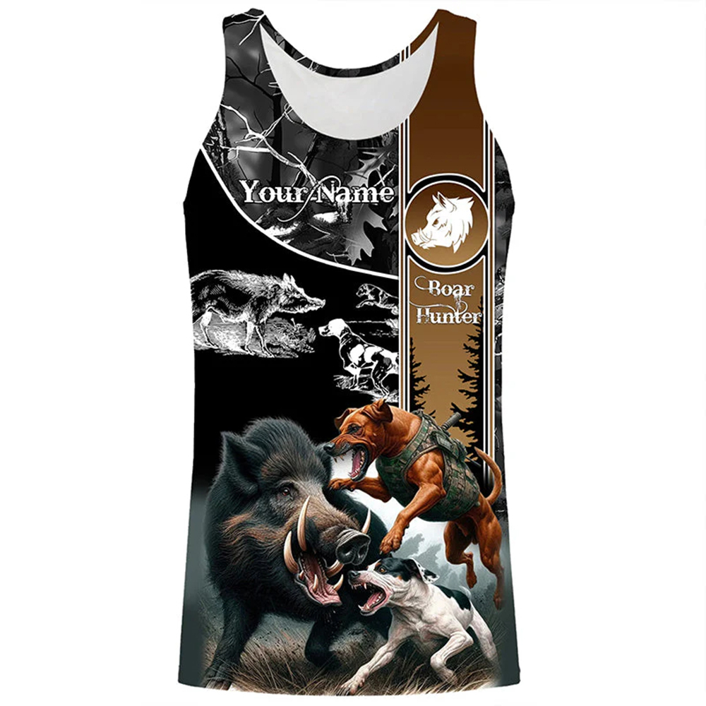 Wildman Hunting & Outdoor Polokwane Photos - Op maat gemaakte Boar Hunter tanktop