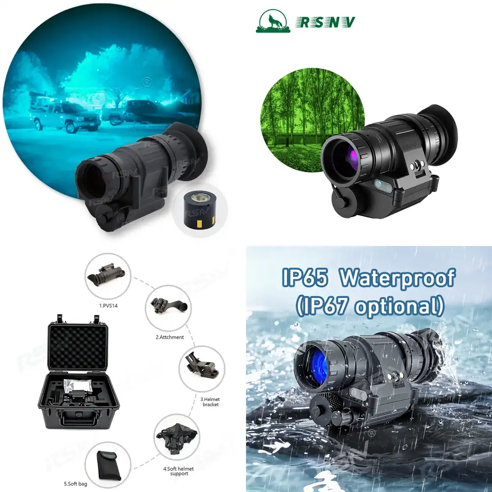 Monocular Night Vision - RSNV PVS14 Klaar voor gebruik, op