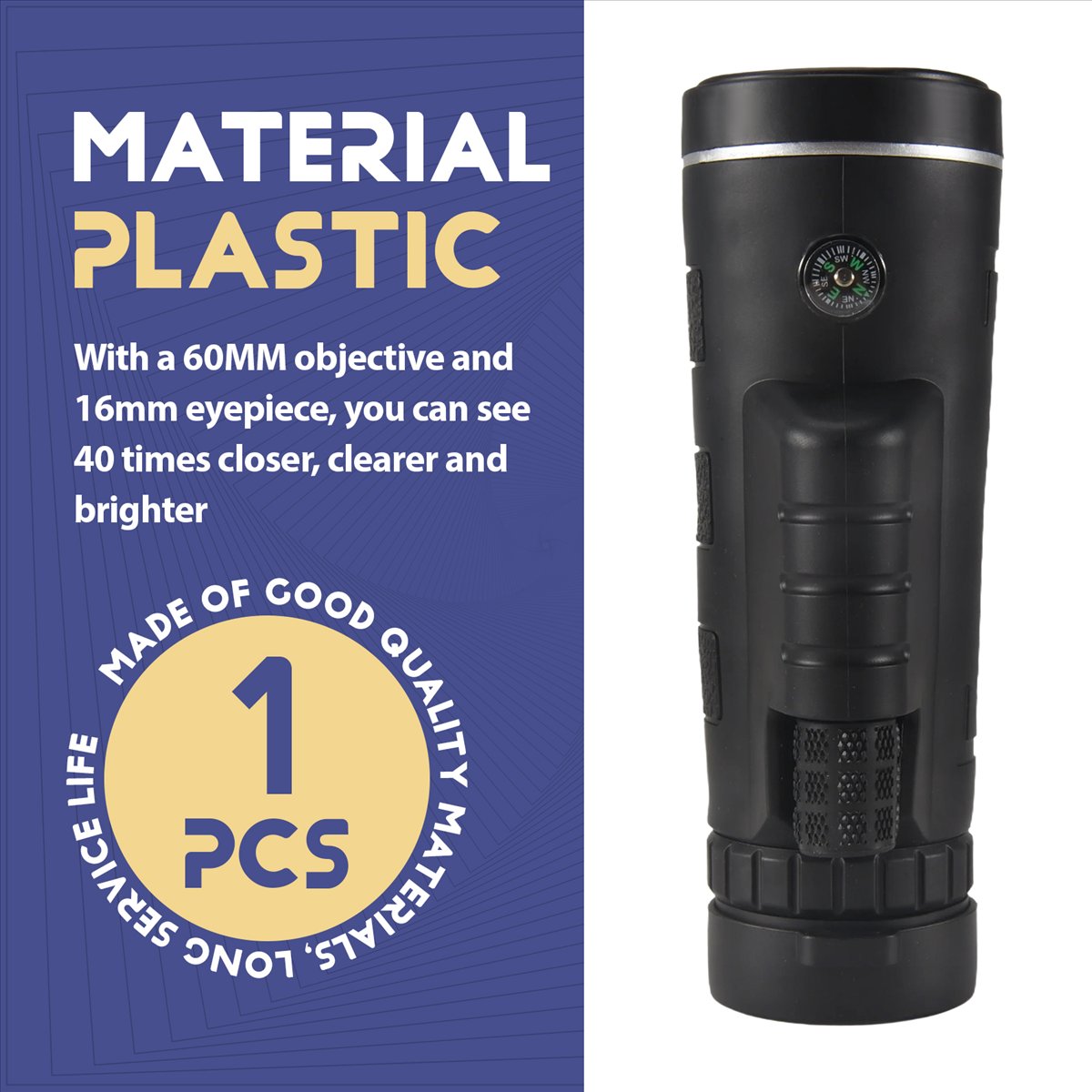 Monocular Night Vision - ABST Super High Power 40X60 Monoculaire