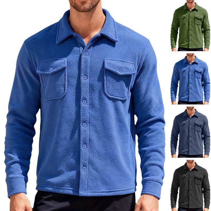 Hunting Outdoor Brands - Heren outdoor casual fleece gevoerde werkjas