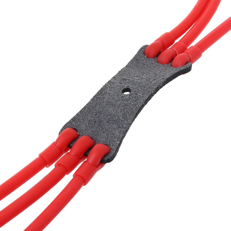 Outdoor Hunting Youtube - Slingshot Band Groep Leather Pocket Rubberen