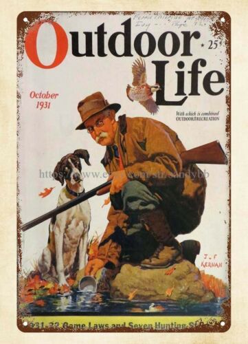 Outdoor Hunting House - huisinterieur 1931 OUTDOOR LIFE magazine cover