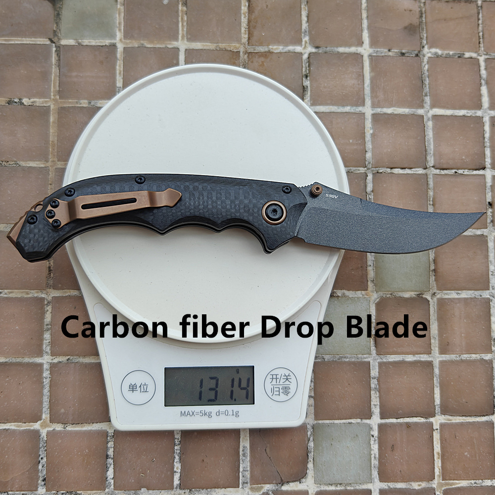 Best Hunting Outdoor Knife - Beste schuimverpakking 865 Mini Bedlam Koolstofvezel