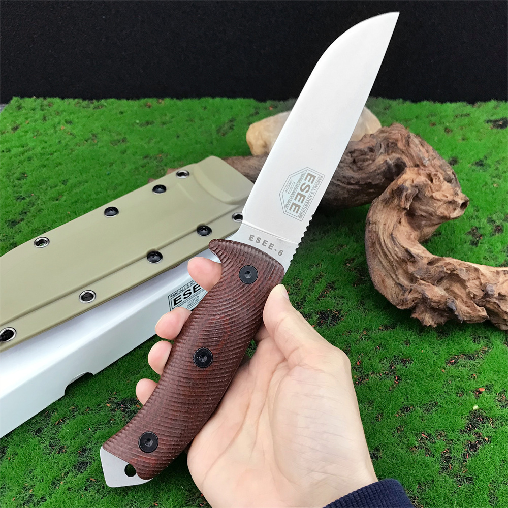 Nieuw specifiek ESEE-6 vaststa - Knife Hunting Fixed Blade recensie en prijs