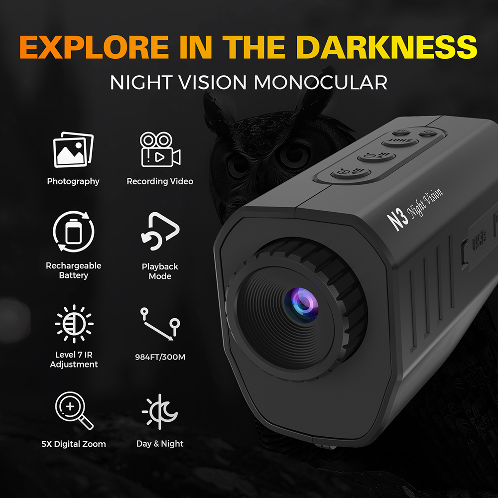 Nachtzicht Monoculair 1080P 30 - Monocular Night Vision recensie en prijs
