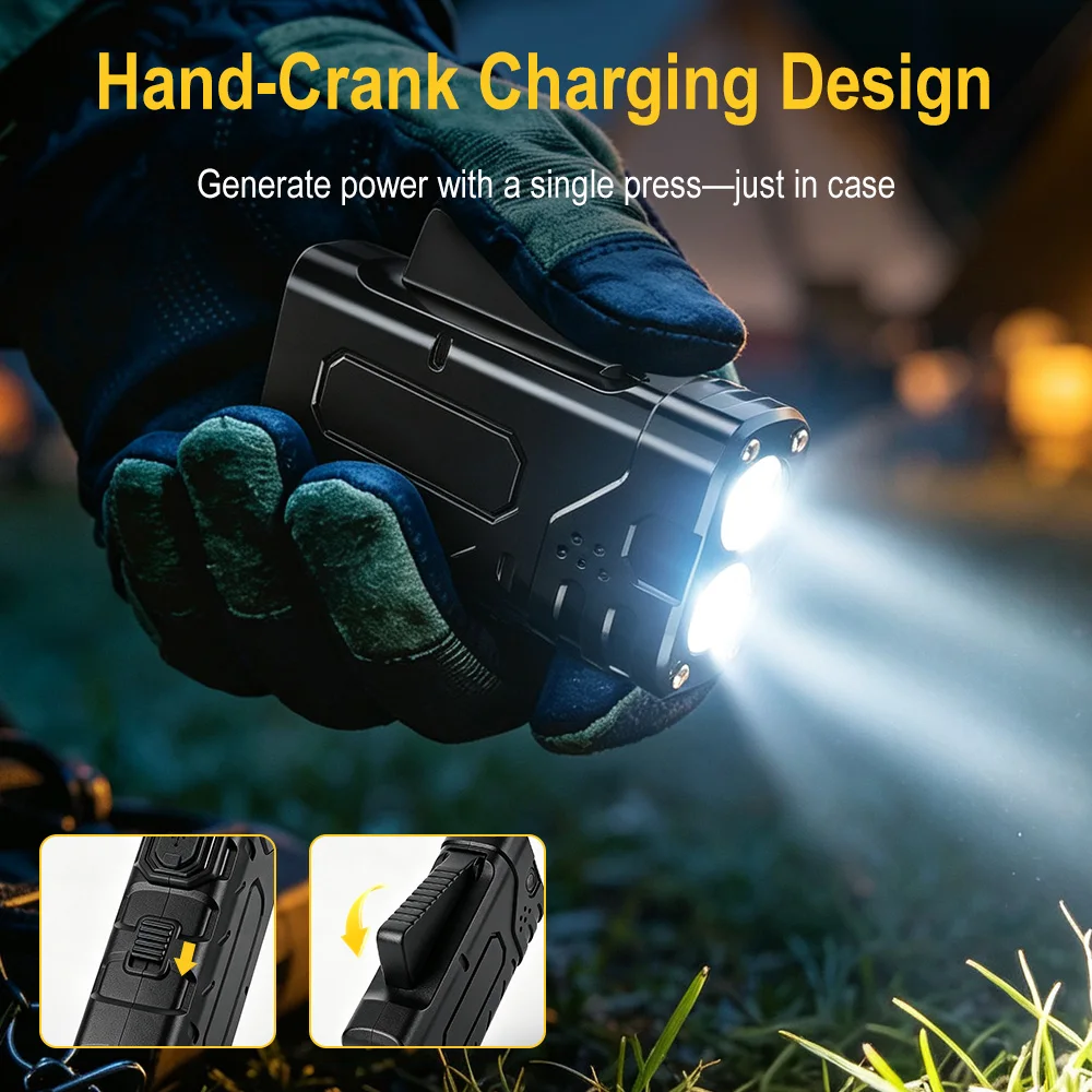 BORUIiT Handkruk EDC LED-zakla - Outdoor Hunting Bike recensie en prijs