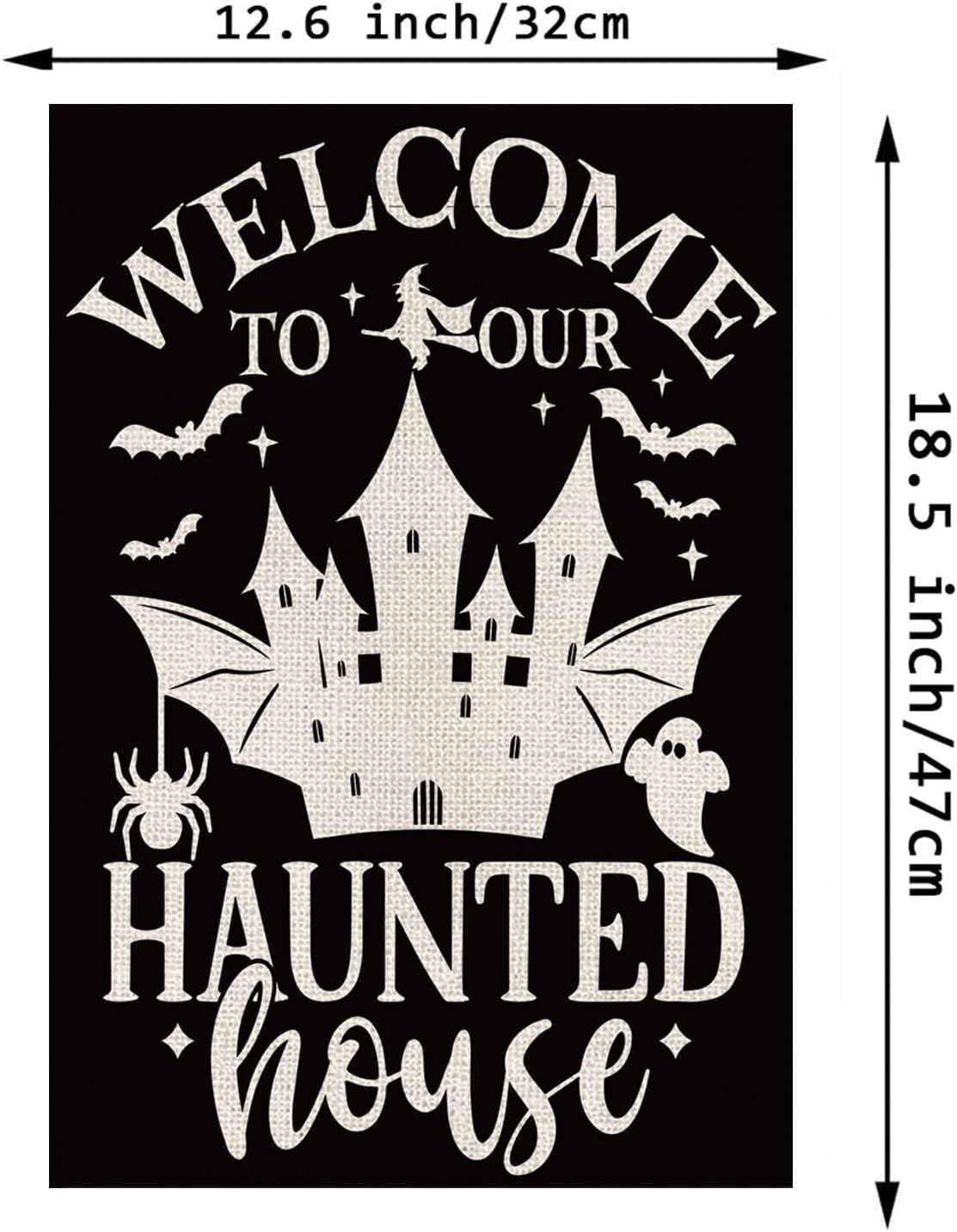 Halloween-tuinvlag Grappig Wel - Outdoor Hunting House recensie en prijs