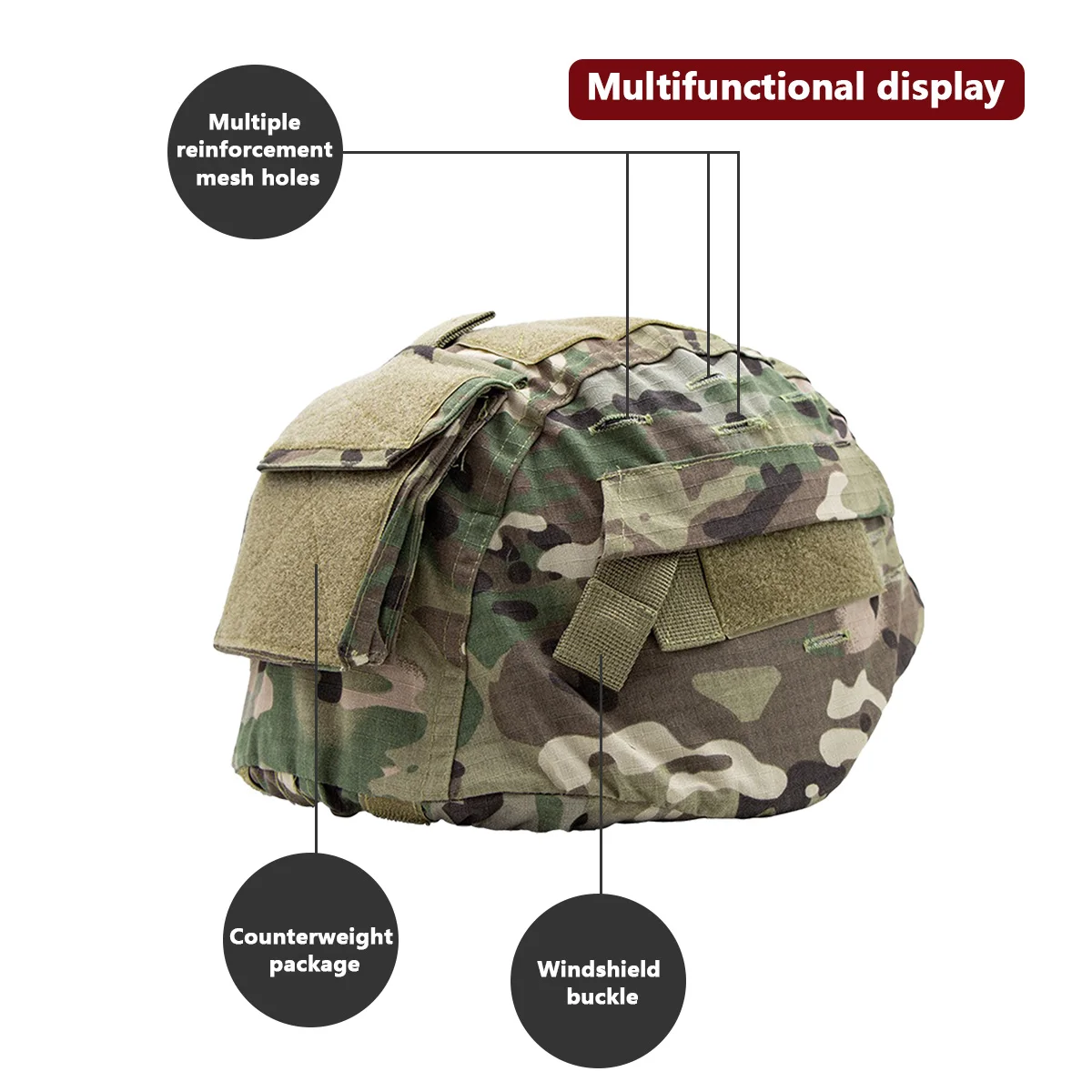 Helm Camouflage Cover Voor MIC - Hunting Outdoor Store recensie en prijs